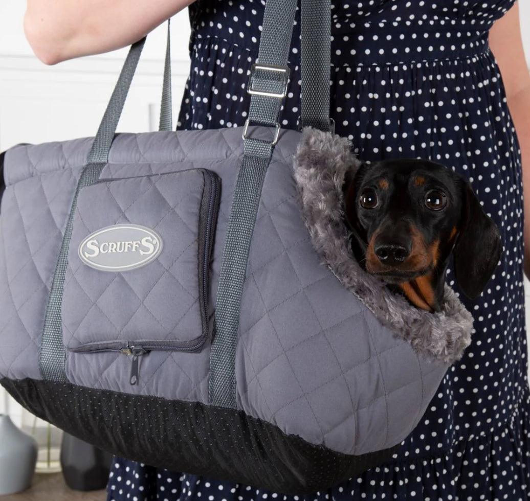 Scruffs Wilton Dog Carrier and Water Bowl Set - Posh Poos