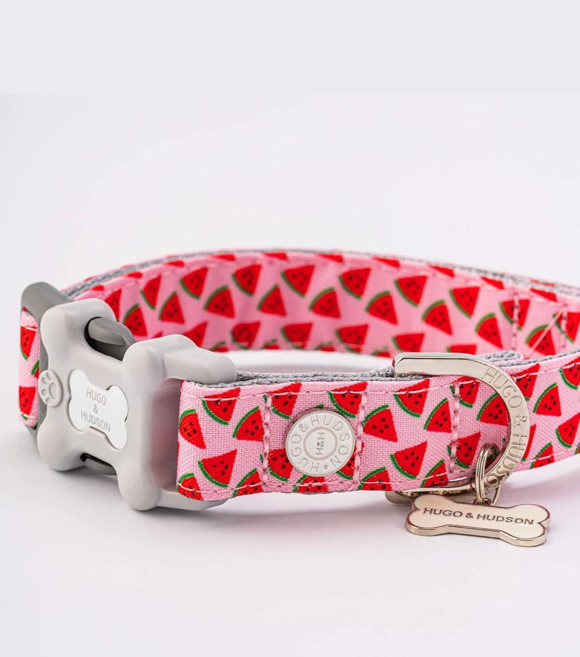 XS Puppy Harness, Lead, Collar Set -Watermelon - Posh Poos