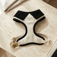 Load image into Gallery viewer, lay flat studio image of a posh poos London tiny puppy harness
