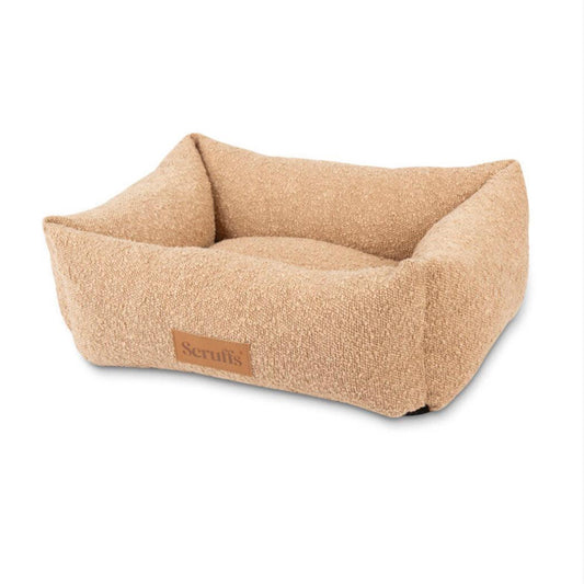 Boucle Box Puppy Bed DESERT TAN 50x40cm SMALL PUPPY/Toy Adult