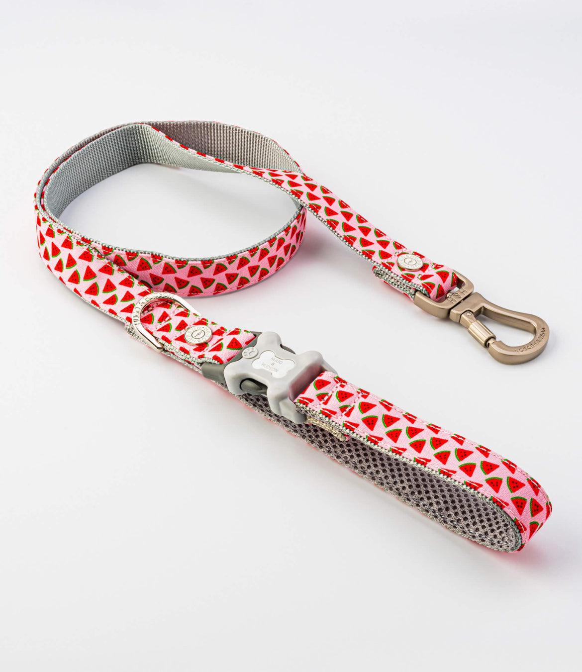 XS Puppy Harness, Lead, Collar Set -Watermelon - Posh Poos