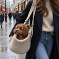 Load image into Gallery viewer, Posh Poos Dog/Puppy Carrier Bag – Boucle - Stone