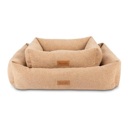 Boucle Box Dog Bed DESERT TAN 75x60cm