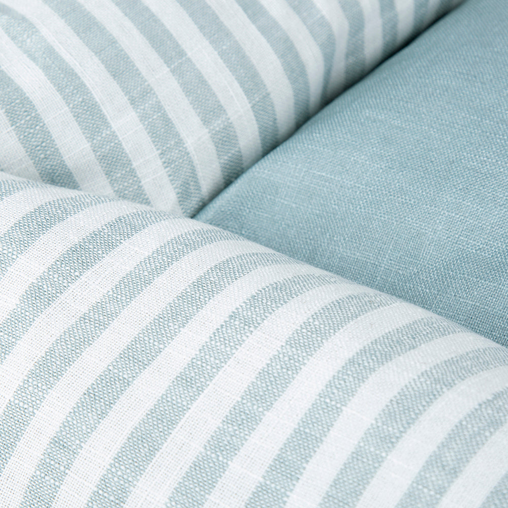 Scruffs Sea Green Stripe Coastal Box Dog Bed for Dogs and Puppies