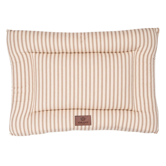 Posh Poos Dog Crate Cushion in Heritage Stripe - Posh Poos
