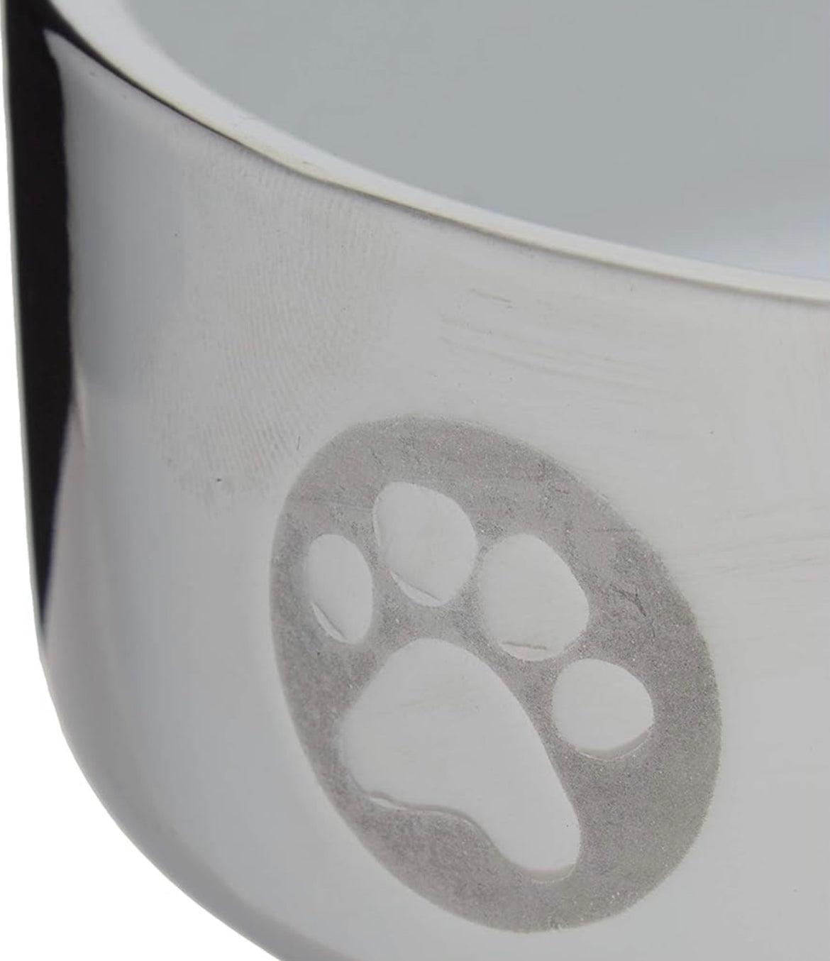 Ceramic Silver Bowl - Posh Poos
