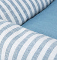 Load image into Gallery viewer, Scruffs Blue Stripe Coastal Box Dog Bed for Dogs and Puppies - Posh Poos