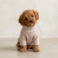 Load image into Gallery viewer, The Monogram Puppy T-Shirt — Soft Taupe
