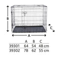 Load image into Gallery viewer, Cozy Black Dog Crate – 24”, 30”, 36” Metal Crate for Puppies & Small to Medium Dogs
