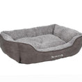 Load image into Gallery viewer, Cosy Soft-Walled Dog Bed - Grey - Posh Poos