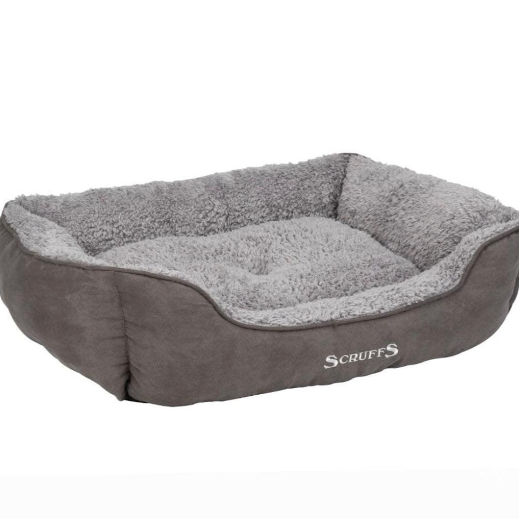Cosy Soft-Walled Dog Bed - Grey - Posh Poos