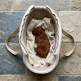 Load image into Gallery viewer, Posh Poos Dog/Puppy Carrier Bag – Boucle - Cream