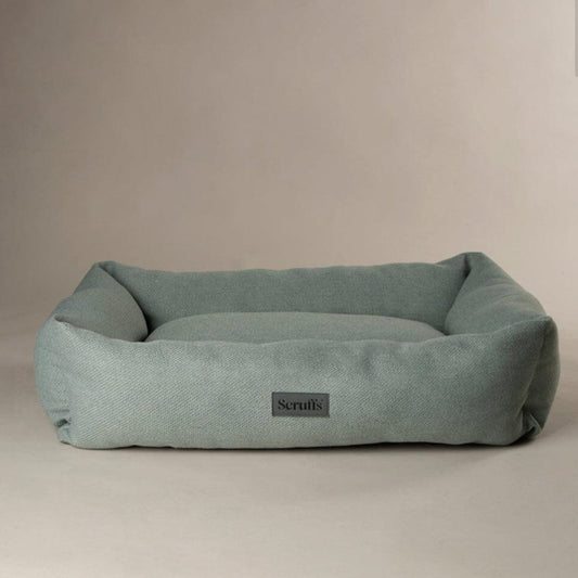 Scruffs Seattle Box Dog Bed Green - Posh Poos