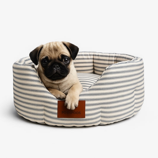 Posh Poos Dog Bed - Grey