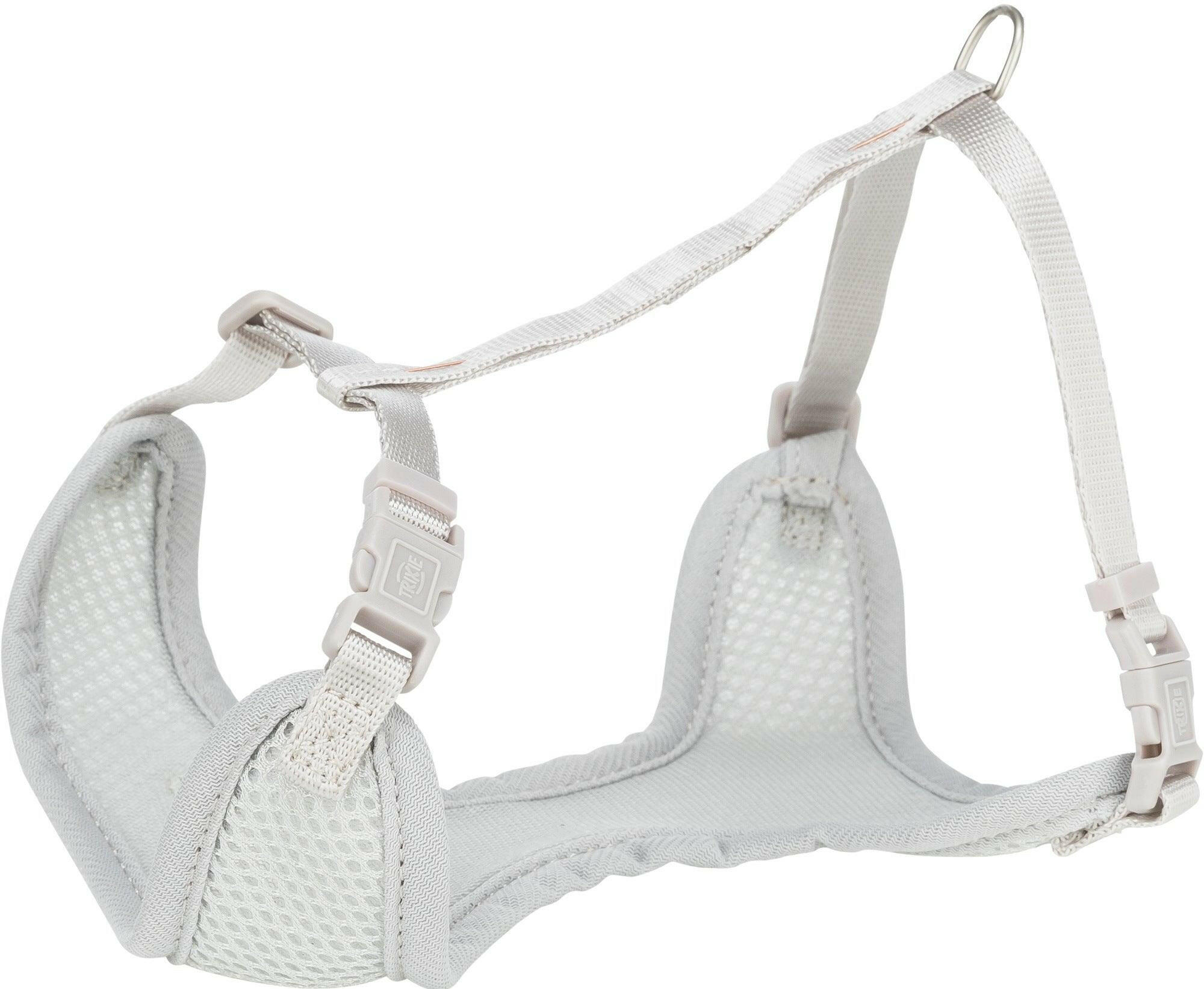 GREY Soft Puppy Harness with matching lead Tiny PUPPY - Posh Poos