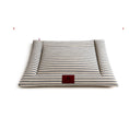 Load image into Gallery viewer, Heritage Stripe Dog Crate Mattress – Luxury Bedding for Puppy & Small Dog Crates (Grey)
