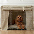 Load image into Gallery viewer, Complete Puppy Crate Set - Oatmeal Linen (Save £30)