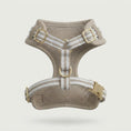 Load image into Gallery viewer, Heritage Stripe Puppy Harness - Taupe