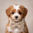 Load image into Gallery viewer, Teddy Bow Tie - Oatmeal