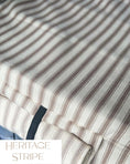 Load image into Gallery viewer, Posh Poos Dog Crate Cage Cover In Taupe Heritage Stripe - Posh Poos

