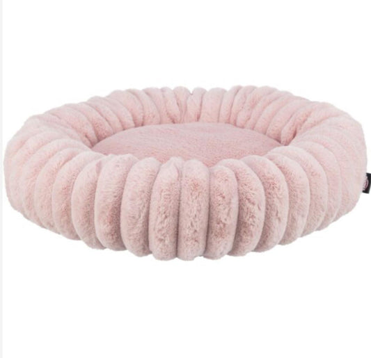 Round Cloud Dog Bed -Pink 60cm - Posh Poos