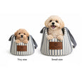 Load image into Gallery viewer, Posh Poos Tiny Dog/Puppy Carrier Bag -Grey
