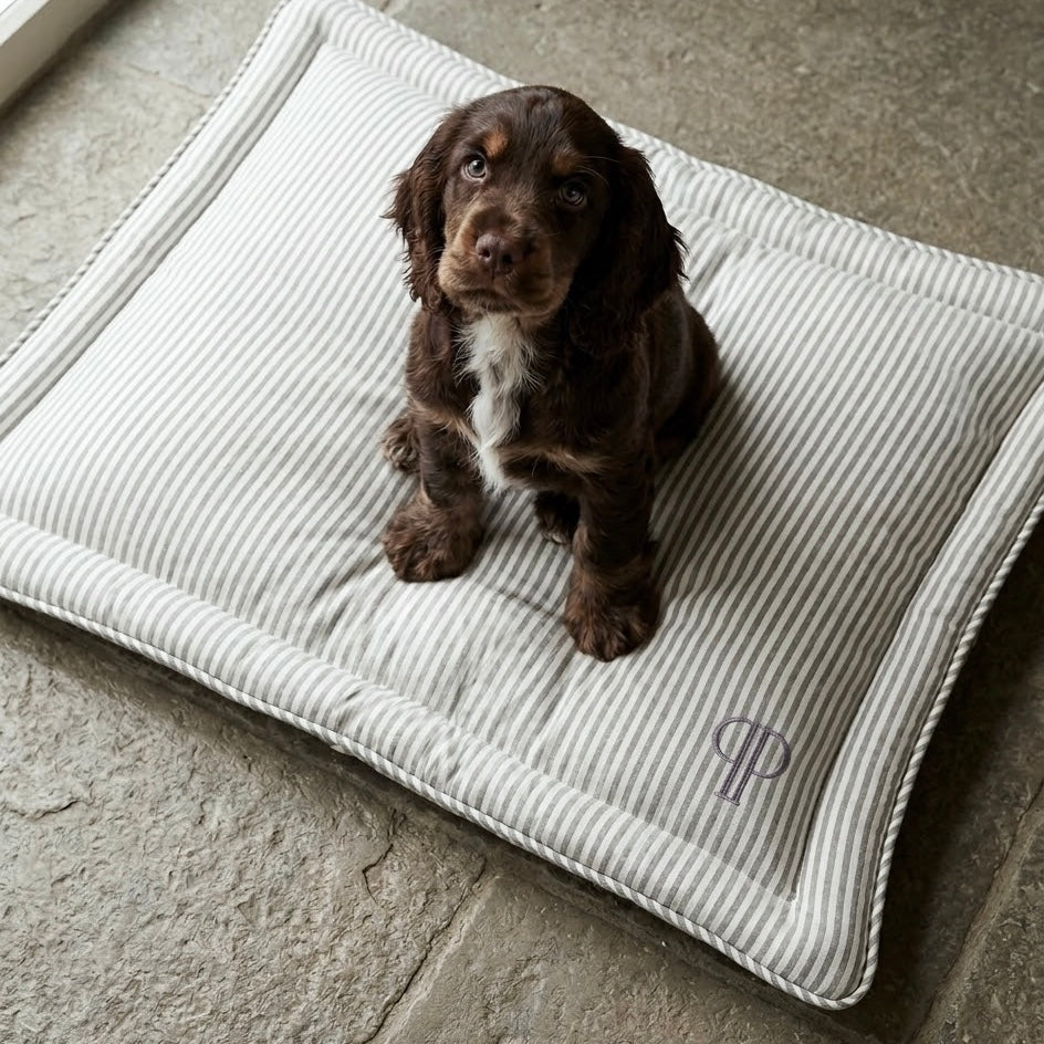 Crate Mattress - Heritage Stripe -Grey