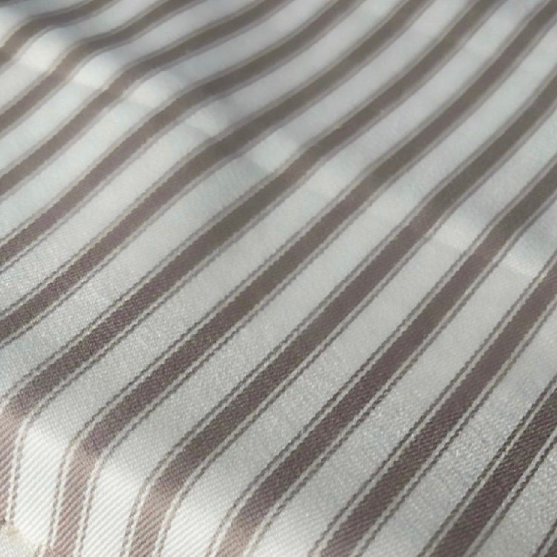 Posh Poos Dog Bed - Taupe Heritage Stripe