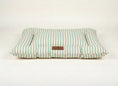 Load image into Gallery viewer, Crate Mattress - Heritage Stripe - Duck Egg

