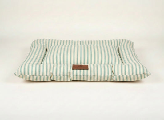 Crate Mattress - Heritage Stripe - Duck Egg