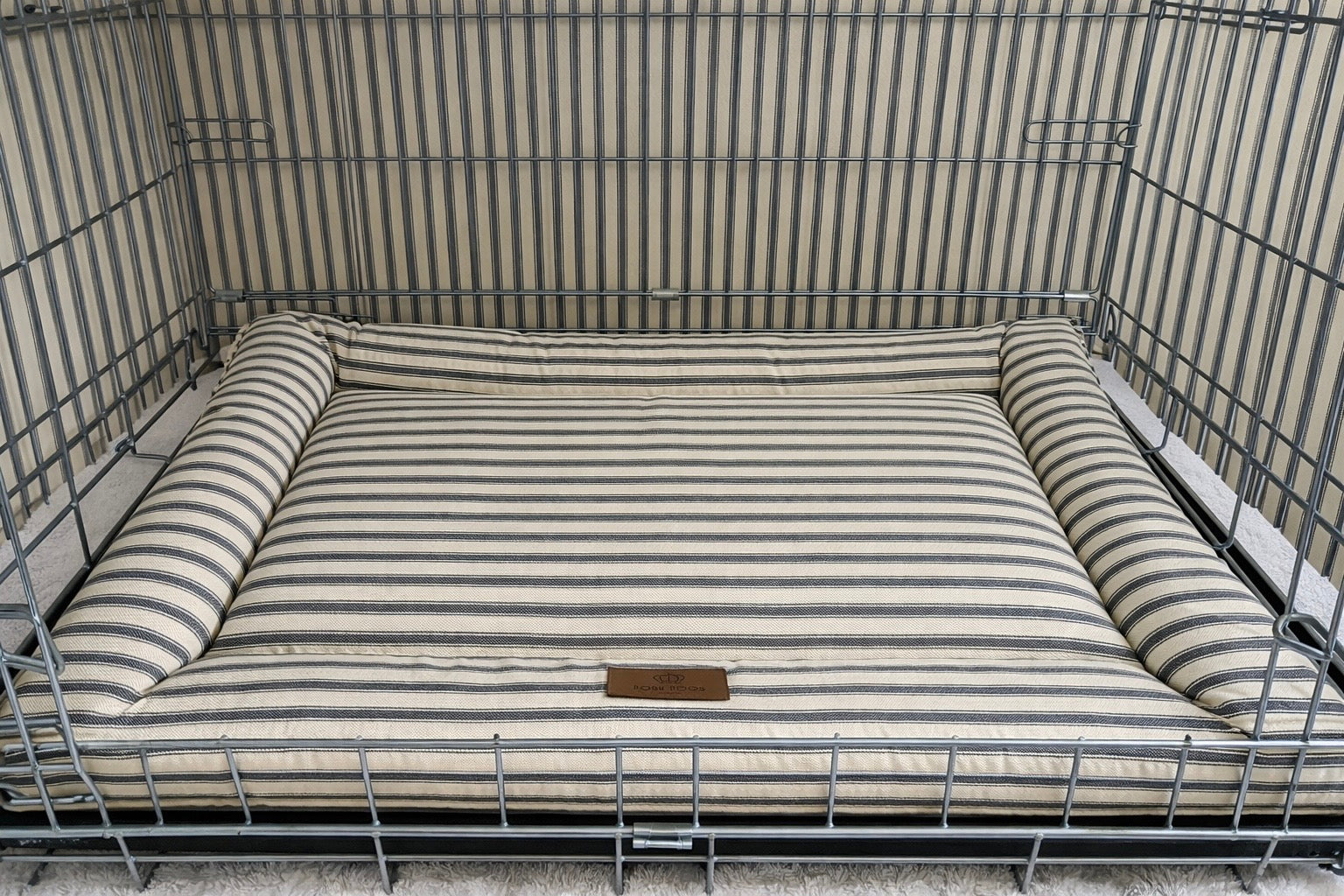 Crate Mattress - Heritage Stripe  (Grey)
