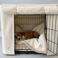 Load image into Gallery viewer, Complete Puppy 4 Piece Crate Set - Luxury Boucle -Cream
