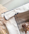 Load image into Gallery viewer, Ivory Monochrome Dog Crate Cover - Ivory
