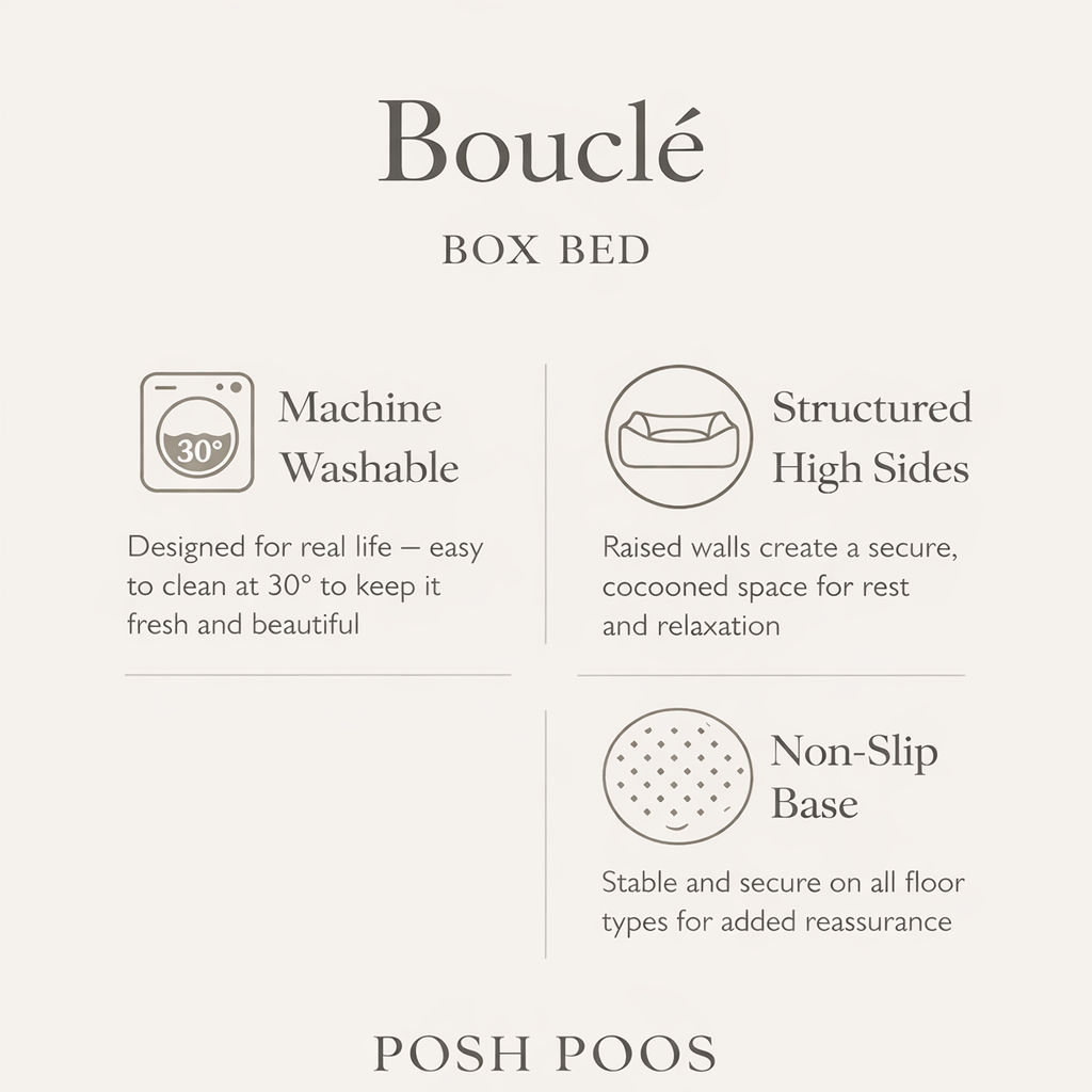 Luxury Boucle Box Bed