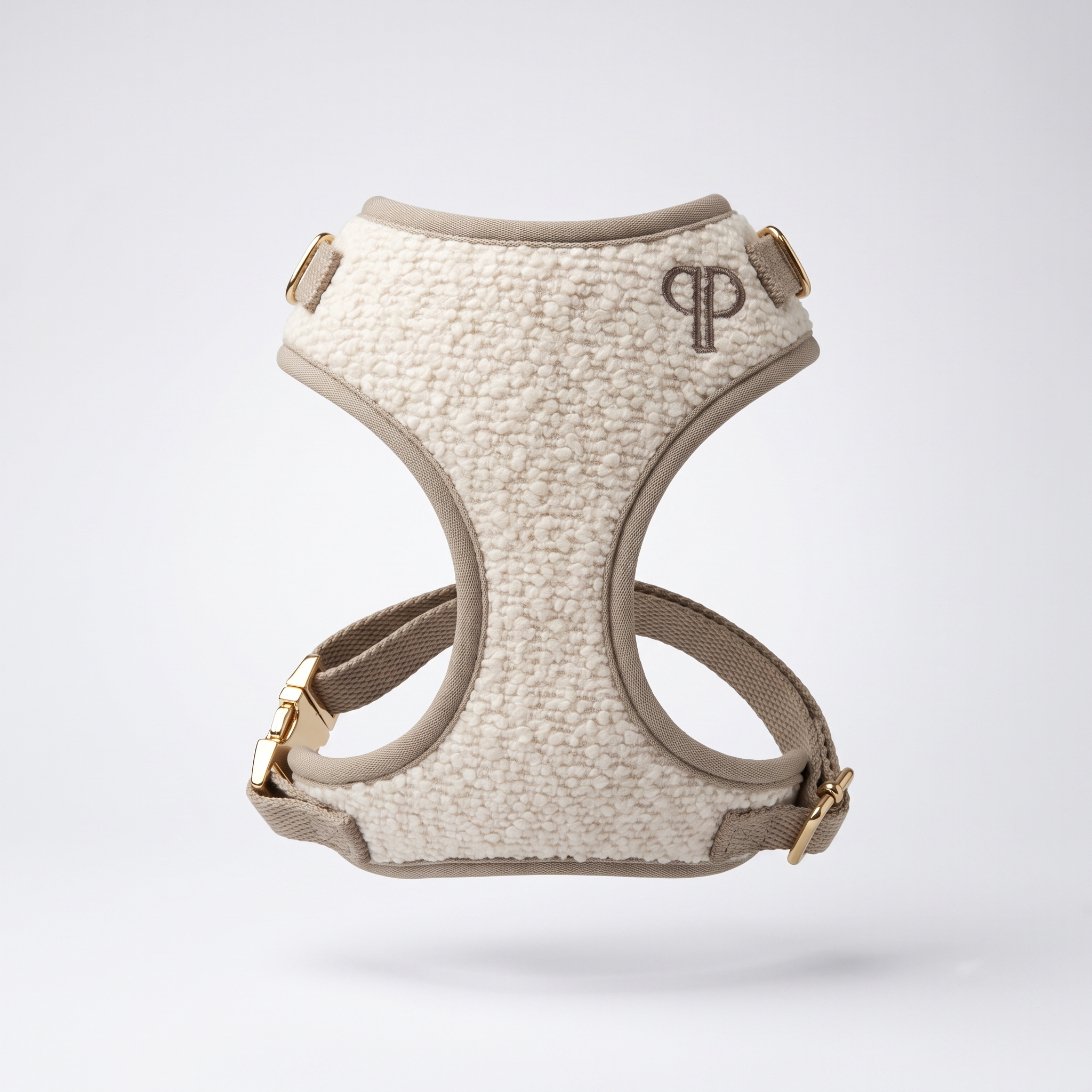 Boucle Puppy Harness - Cream