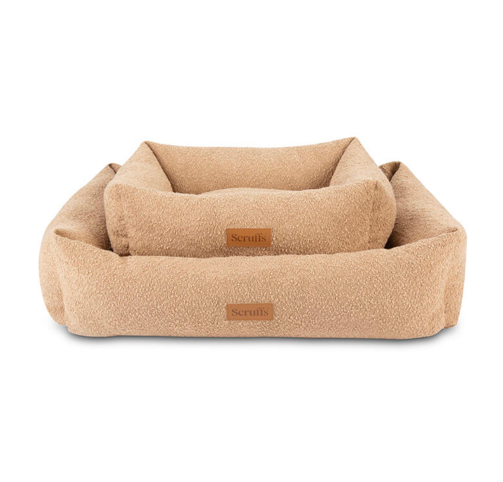 Boucle Box Puppy Bed DESERT TAN 50x40cm SMALL PUPPY Free Shipping!