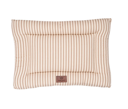 Posh Poos Dog Crate Cushion in Heritage Stripe - Posh Poos