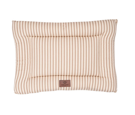 Posh Poos Crate Cushion in Heritage Stripe