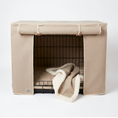 Load image into Gallery viewer, Complete Puppy Crate Set - Oatmeal Linen (Save £30)
