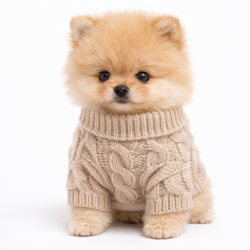 Tiny Puppy Knitted Jumper - for Small Breeds