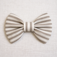 Load image into Gallery viewer, Heritage Stripe Doggy Bowtie - Taupe

