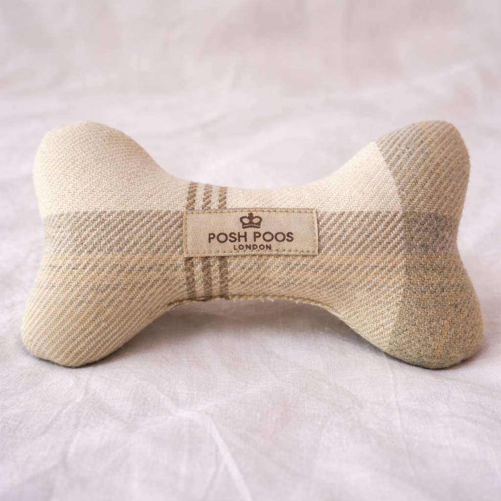Highland Tweed Bone Toy - Natural
