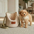 Load image into Gallery viewer, Heritage Stripe Sherpa Coat Harness - Taupe
