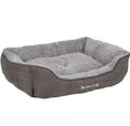 Load image into Gallery viewer, Cosy Soft-Walled Dog Bed - Grey - Posh Poos
