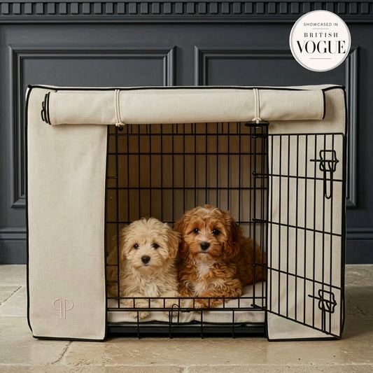 Complete Puppy Crate Set - Ivory Monochrome (Save £30)