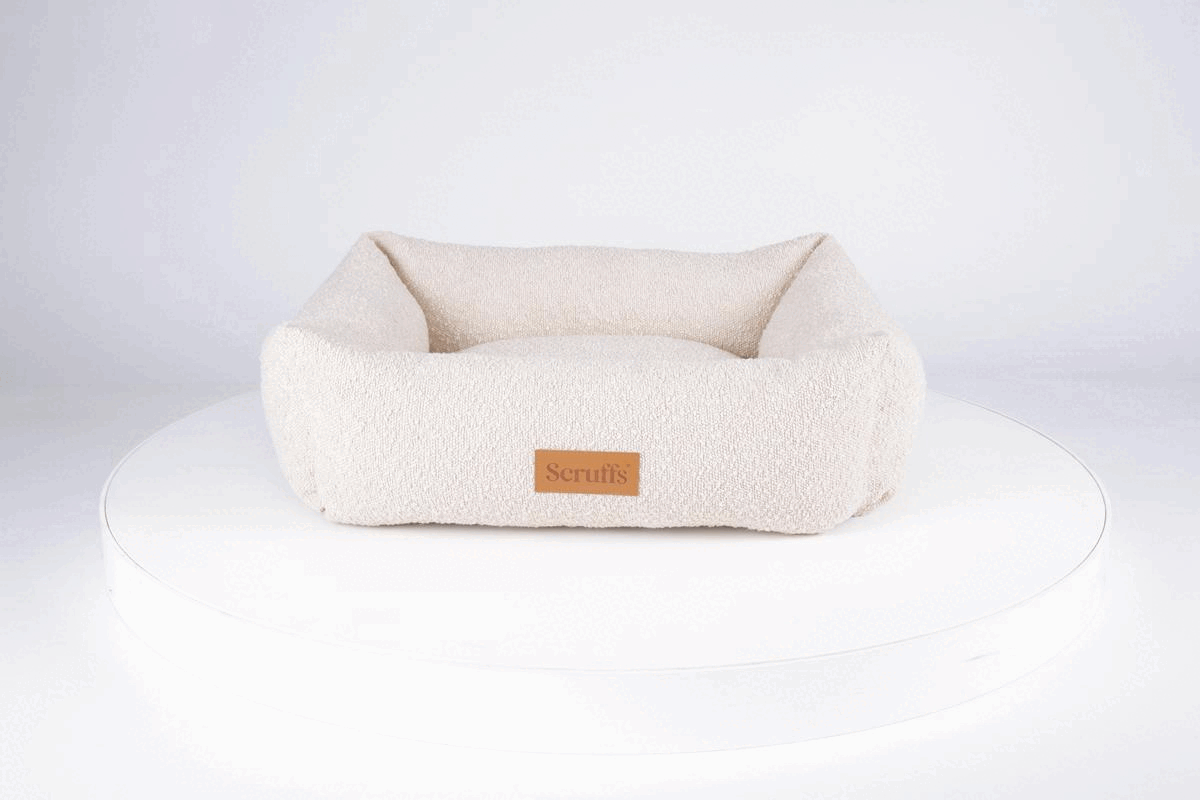 Boucle Puppy Bed IVORY 50x40cm EXTRA SMALL PUPPY, Free Delivery