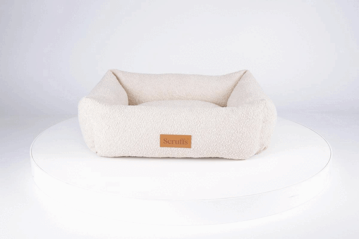 Boucle Box Bed IVORY 75x60
