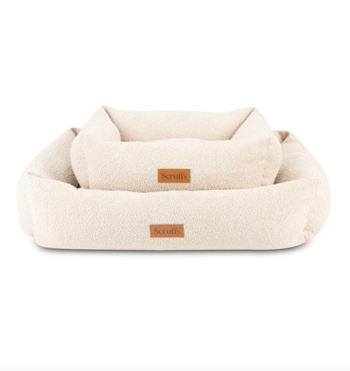 Boucle Box Bed IVORY 75x60