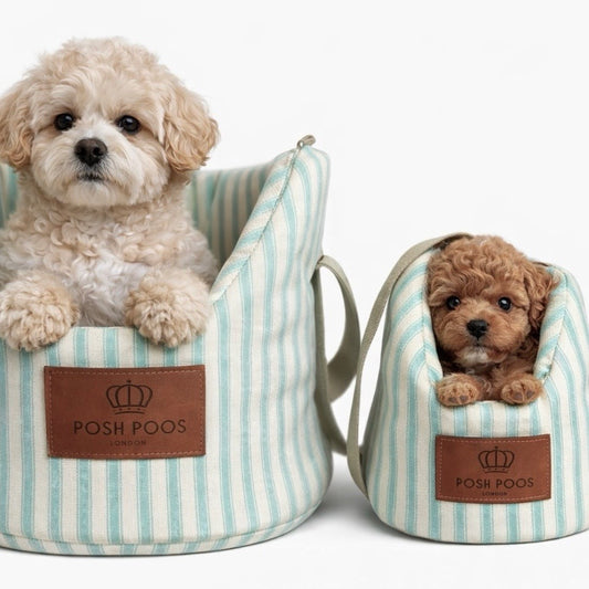 Posh Poos Dog Carrier Bag - Green