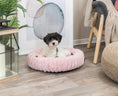 Load image into Gallery viewer, Round Cloud Dog Bed -Pink 60cm - Posh Poos
